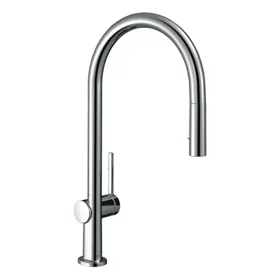 Hansgrohe Talis M54 Kitchen Mixer Tap Single Lever Modern Chrome Pull Out Spout