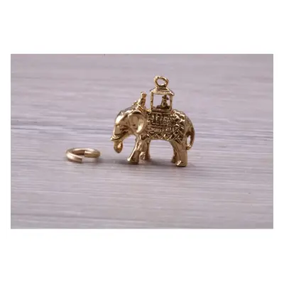 9ct Gold Indian Elephant Charm