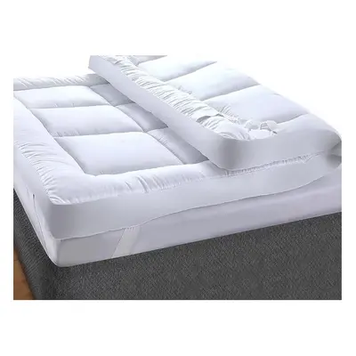 (Super King) Microfiber Mattress Topper 4" Inch Deep 10cm