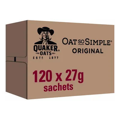 Quaker Oat So Simple Original Porridge Sachets, g (Pack of 120)