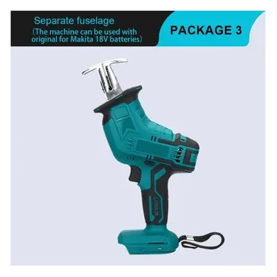 Without battery - EU - Makita â cordless electric reciprocating saw, 3000rpm, Adjustable speed