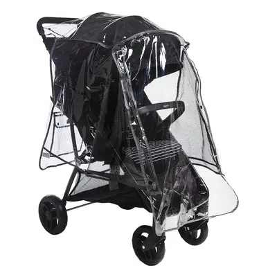 Graco Universal Baby Stroller Plastic Rain Cover & Weather Shield Lightweight Waterproof Weather