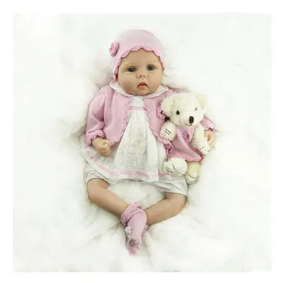 Real Life 22" Baby Dolls Soft Vinyl Reborn Lifelike Newborn Realistic