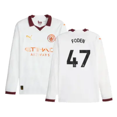 (S) Man City Long Sleeve Away Shirt (FODEN 47)