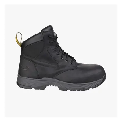 (UK 13) Dr Martens CORVID Unisex Leather Safety Boots Black