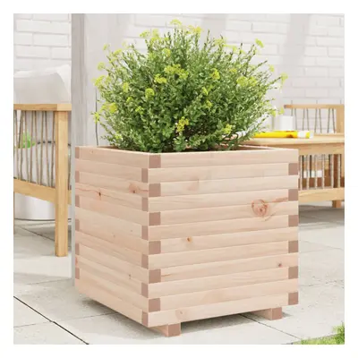 vidaXL Garden Planter 50x50x49.5 cm Solid Wood Pine