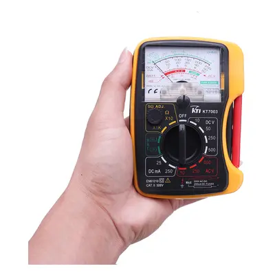 New KTI KT7003 Mini Analog Multimeter Original Authentic Overload Protection Voltage Current Bat