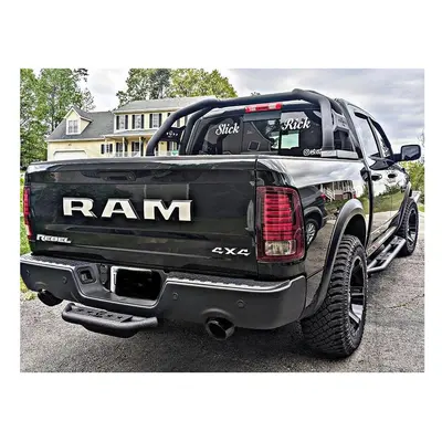 (siver RAM) 3D ABS Car Rear Tail Trunk Emblem Badge Sticker Decals For Dodge RAM