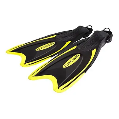 Palau Light Weight Travel Snorkeling Swim Fins Dark Yellow ML 7595