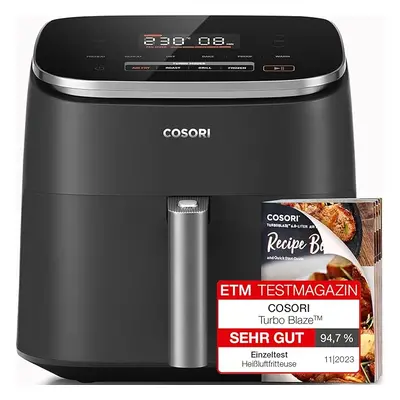 COSORI Air Fryer TurboBlaze, 6L Compact Design, Functions with Auto Fan Speeds Airflow System, F