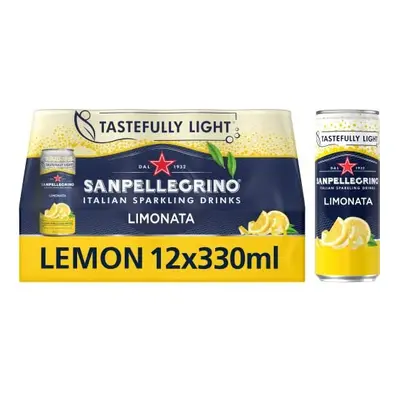 Tastefully Light Sparkling Lemon Canned Soft Drink x 330ml | 73k Cals per Can