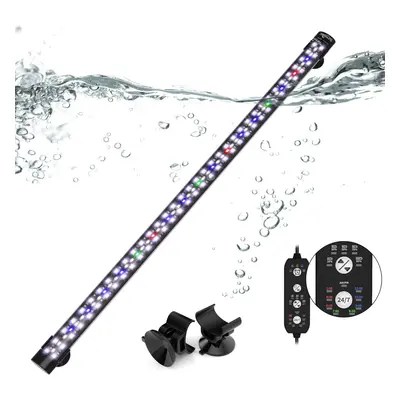 SEAOURA Submersible Aquarium Lights for Fish Tank, 24/7 Cycle Fish Tank Light with Timer, Full S