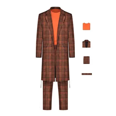 (Orange, L) Doctor Who Ncuti Gatwa Cosplay Costume Virtual Characters Popular Halloween