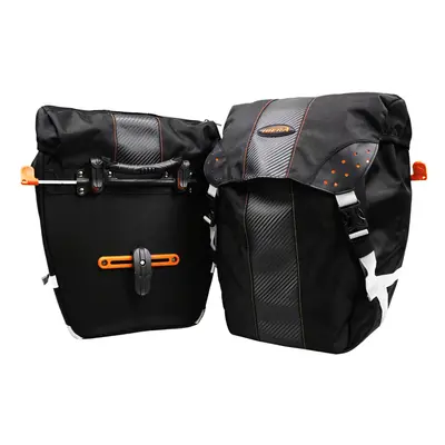 Ibera Bicycle Bag PakRak Clip-On Quick-Release All Weather Bike Pannie