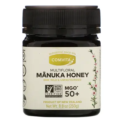 Comvita, Raw, Multifloral Manuka Honey, MGO 50+, 8.8 oz (250 g)