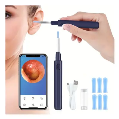 (White) Ear Cleaner Built-in Wifi with Hd Camera