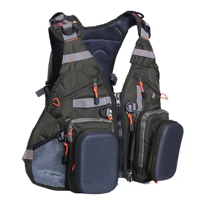 (Green) Kylebooker Fly Fishing Vest Backpack FV02