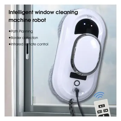 (1 set EU Plug) Window Cleaning Robot Automatic Strong Absorption Ultra-thin Useful Electric Gla