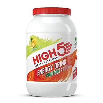 HIGH5 Energy Drink with Protein Blend of Carbohydrates Protein & Electrolytes (Citrus, 1.6kg)