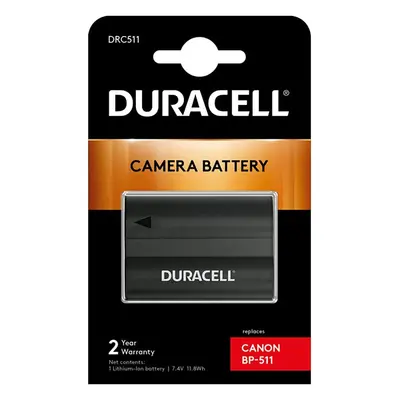 Duracell DRC511 Premium Analog Canon BP-508 BP-511 BP-512 BP-514 BP-522 P-535 Battery 7.4V 1600m