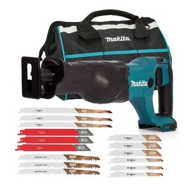 Makita DJR186Z 18v LXT Reciprocating Recip Sabre Saw Bare + Bag + Blades