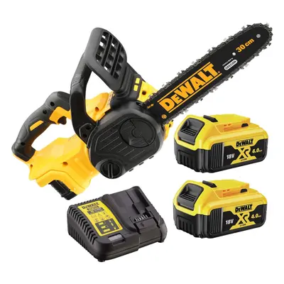 Dewalt DCM565M2 18v XR 30cm Cordless Chainsaw Brushless - x 4.0ah Batteries