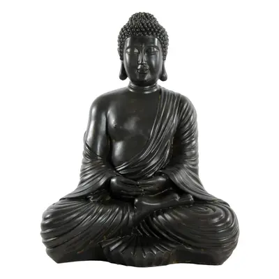 Oriental Furniture 17"" Japanese Sitting Buddha Statue