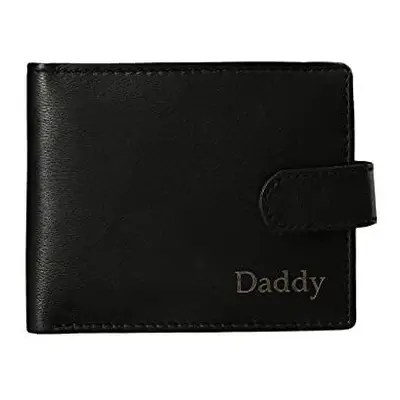 Men's Bifold Leather Wallet Optional Personalised Engraving