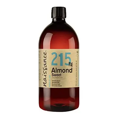 Naissance Sweet Almond Oil (no. 215) Litre For Skin, Hair, Massage, Nails, Cuticles, Ears, Face,