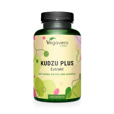 Kudzu Root Capsules | 6000mg (10:1) High Strength Root Extract 8% Isoflavones | NO Additives | C