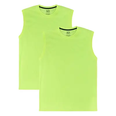 Fruit of the Loom Men's Eversoft Cotton Sleeveless T Shirts Breathable & Moisture Wicking with O