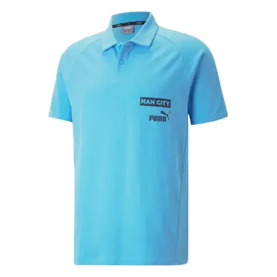 (S) Man City Casuals Polo (Light Blue)