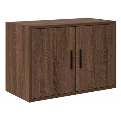 (brown oak, x x cm/ pcs) vidaXL Garage Wall Cabinet Concrete Grey Engineered Wood cabinet