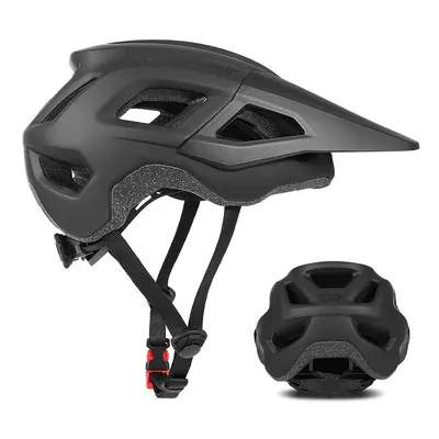 (Black) Bicycle Helmet Cycling Helmet Adjustable Comfortable Mountain Road Bike Protective Helme