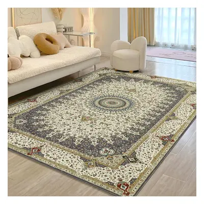 (200 x cm, Willow Grey) Luxury Non Slip Rugs Large Livingroom Bedroom Carpets Bath & Door Mats