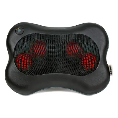 Zyllion ZMA-13-BK Shiatsu Pillow Massager with Heat (Black)