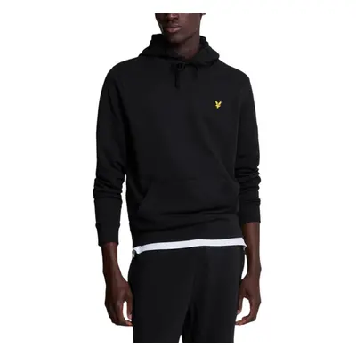 (Black, M) Lyle & Scott Men Hoodies Pullover Winter Jumper