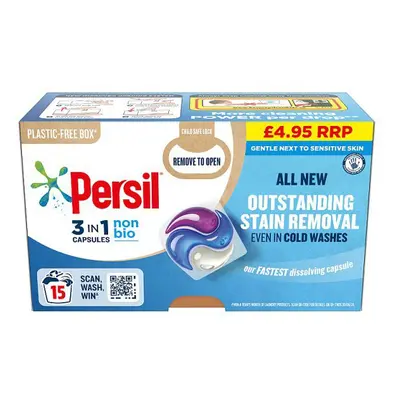 Persil in Washing Capsules Non Bio Washes (Case of x 15w)