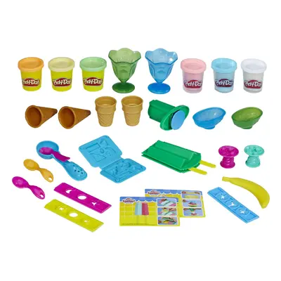 Play-Doh Kitchen Creations Ice Cream Party Play Food Set with Play-D