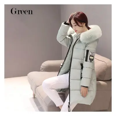 (light green, M) Women&apos;s Winter Cotton Cotton-padded Warm Jacket Winter