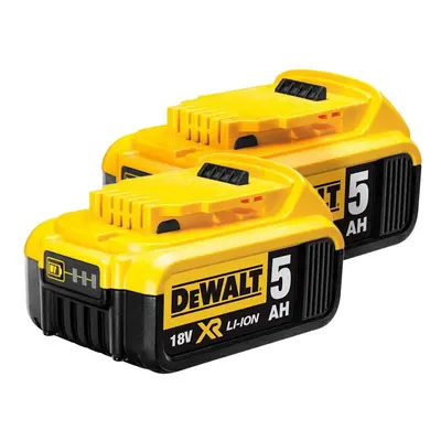 DeWalt DCB184X2 Twinpack 18v 5.0Ah XR Li-Ion Batteries