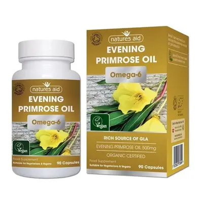 Natures Aid Organic Evening Primrose Oil Vegetable capsules