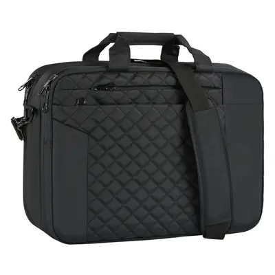 (Black) Laptop Bag for Men, Laptop Case Inch Expandable Computer Bag, Waterproof Laptop Briefcas