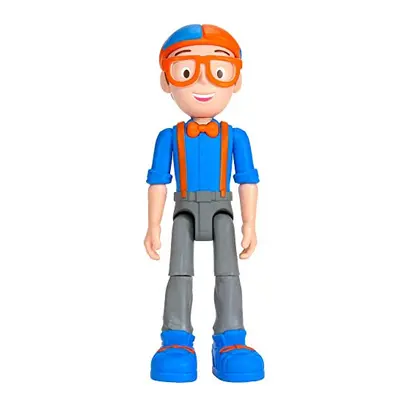 Blippi Talking Figure, 9-inch Articulated Toy with Sounds and Phrase