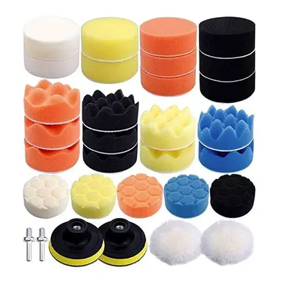 31pcs Inch Polishing Disc Sponge Polishing Pad Wheel Buffing Pad