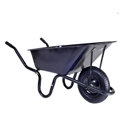 Builders WHEELBARROW 130kg / 85Ltr Tough Tray Ideal Heavy Duty Barrow