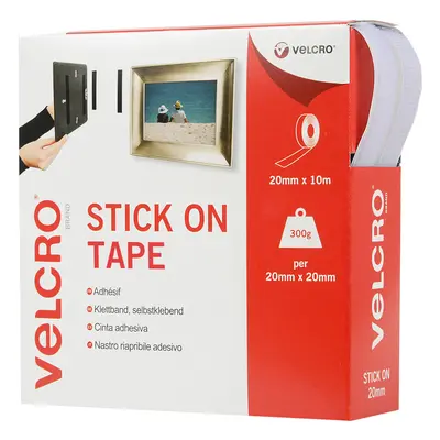 VELCRO Brand | Stick On Tape | Cut-to-Length Strong Hook & Loop Self Adhesive Sticky Tape Perfec