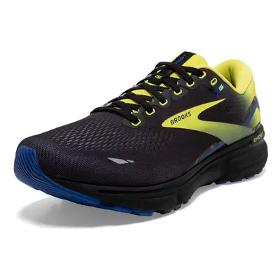 Brooks Men's Ghost Neutral Running Shoe - Black/Nightlife/Blue - Medium