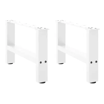 (white, x (30-31) cm) vidaXL Coffee Table Legs Desk Legs Metal Furniture Legs Bar Stand DIY Stee