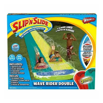 Wham-o 16ft Slip 'N Slide Double Wave Rider Water Slide